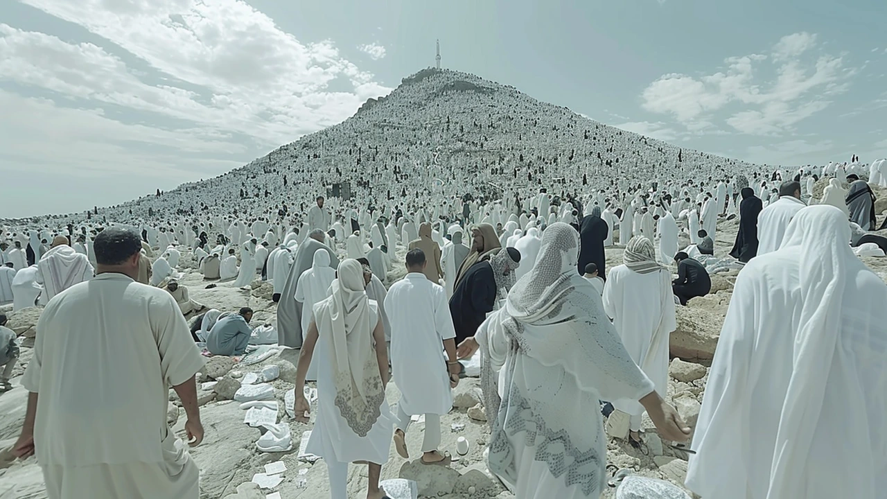 Around 2 Million Pilgrims Ascend Mount Arafat for the Most Spiritual Day in Hajj