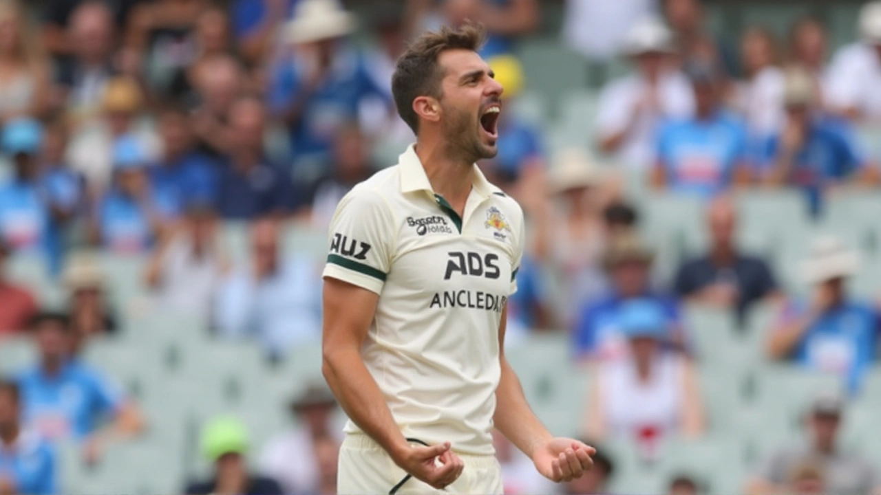 Mitchell Starc Ties Historic Bowling Record with First-Ball Wicket in Adelaide Test